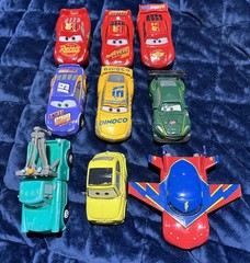 Loose Disney Pixar Cars Lot of 7 Die-cast 2 Plastic Mixed Lot