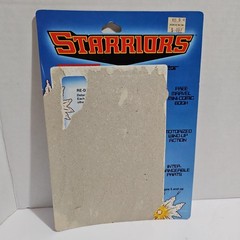 1980S VINTAGE: STARRIORS WASTORS : GOUGE – Complete With Backing Card And Comic