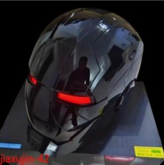 AUTOKING 1:1 Wearable JARVIS Voice Control Cosplay Iron Man MK5 Helmet Mask Gift