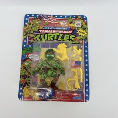 Raph The Green Teen Beret TMNT Mutant Military 1991 Playmates Figure NEW SEALED