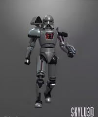 TFU Purge Trooper for 3.75 in & 6 in Figure Diorama (1:18 & 1:12 )