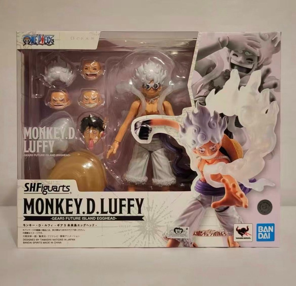 Bandai S.H.Figuarts ONE PIECE Monkey D. Luffy Gear 5 Future Island Egghead New