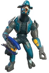 HALO JOYRIDE BLUE/TEAL ELITE ACTION FIGURE W/ WEAPON BLUE VIDEO GAMES TOYS