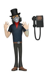 The Black Phone Toony Terrors The Grabber 6-Inch Scale Action Figure NECA