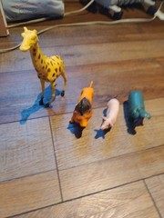 Nature Animals BUNDLE OF 4~ Giraffe, Lion, Hippo & Pig