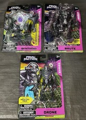 FINAL FACTION Hive Class Action Figure Lot (3) Drone/Brute/Synthoid NEW 2022