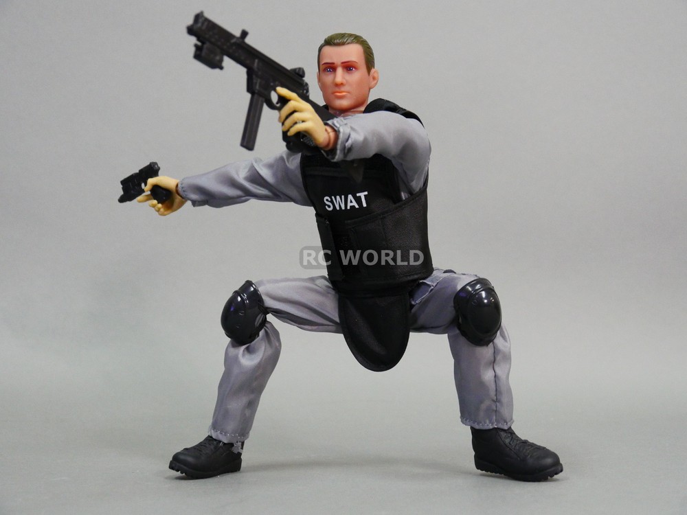 RC Figure 1/6 ACTION FIGURE 12″ POSEABLE Special Forces SOLDER Military GRAY