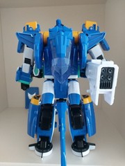 Metal Cardbot S Deep Bite Transforming Robot Figure SAMG Korea Toy Mecha K-toy K
