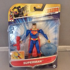 DC JUSTICE LEAGUE ACTION SUPERMAN POWER CONNECTS ACTION FIGURE 4.5-INCH NEW