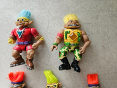 VINTAGE LOT OF 5 ACE NOVELTY STONE PROTECTORS TROLL ACTION FIGURES