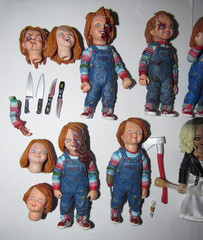 Neca Ultimate Chucky lot of 10 figures Bride of Chucky Childs Play action figure