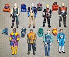 Vintage 1980s Kenner M.A.S.K. Action Figures Drivers Lot Complete w/ Helmets