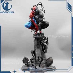 Symbiotic Spider-Man Venom Action Figure LED 38cm PVC Statue Model Collectables