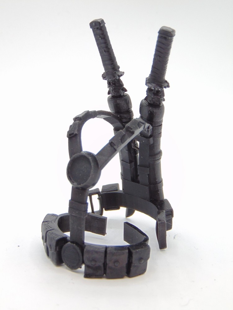 Custom 1:12 Ninja Load-Out Weapons and Accessory Set for 6″ GI JOE Classified