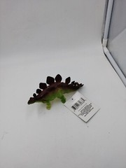 GREEN AND BROWN STEGOSAURUS 7.5 INCH FIGURE