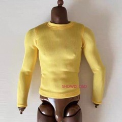 1/16 Scale Male Long-sleeved T-shirt Top Sweater Clothes For 12” Action Figure