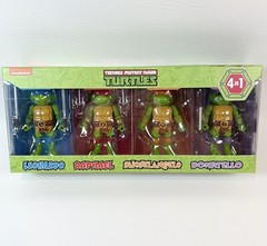 2016 Herocross Teenage Mutant Turtles Mini Metal Action Figures 4 in 1 NIB