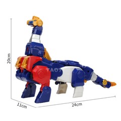 Dino Core 8 Figure Set D-Buster Tyranno Saber Stego Dinosaurs Combiner Robot Toy