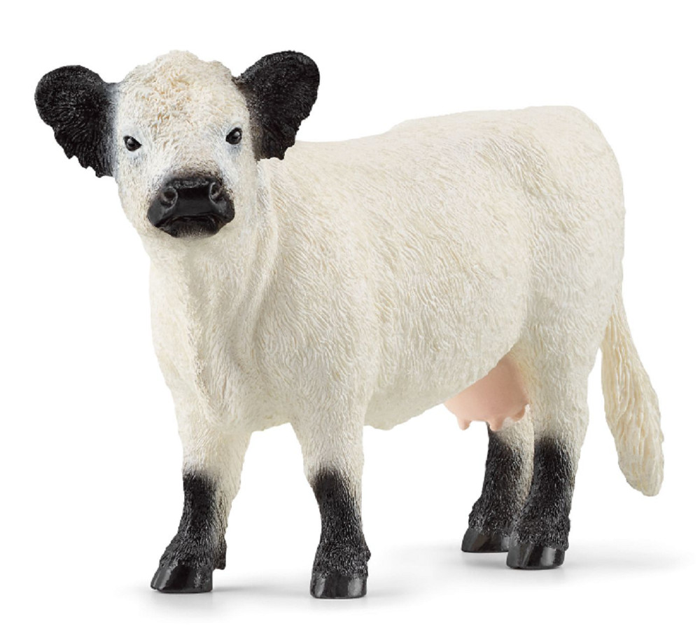 Schleich 13960 Galloway Cattle Toy Figurine for Ages 3 years and up