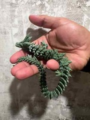 3D Printed Crystal Dragon Office Desktop Fish Tank Fidget Toys Stuffer Gift