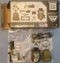 Valaverse Action Force Lot Delta Riot Urban Gear Set & Weapons Pack Bravo GI Joe