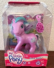 My Little Pony G3 Toola-Roola Rainbow Pony set dark pink version 2004 NIB