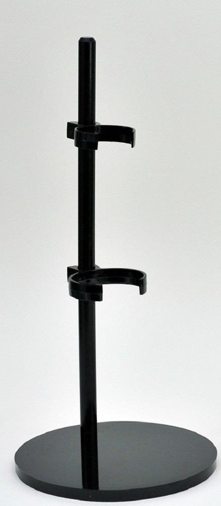 Adjustable Action Figure Model Kit Plastic Display Stand Black 1/6 1/10 scale