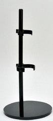 Adjustable Action Figure Model Kit Plastic Display Stand Black 1/6 1/10 scale