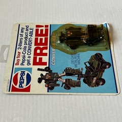 Vintage 1985 Pepsi Convert-A-Jeep Figure Machine Robo GoBots Transformers