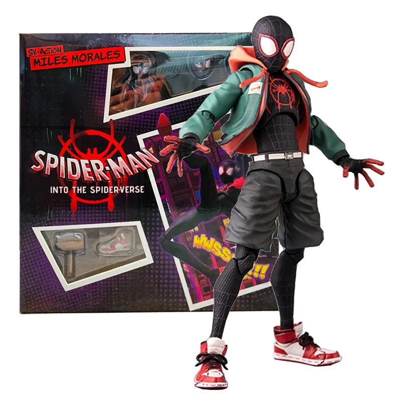 SV Action Spider-Man Miles Morales Figure Sentinel Marvel Into the Spider-Verse