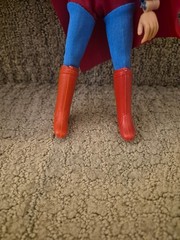 Mego Superman, Vintage 1972 Rare 4 Panel Box. Beautiful Mint Mego Superman.