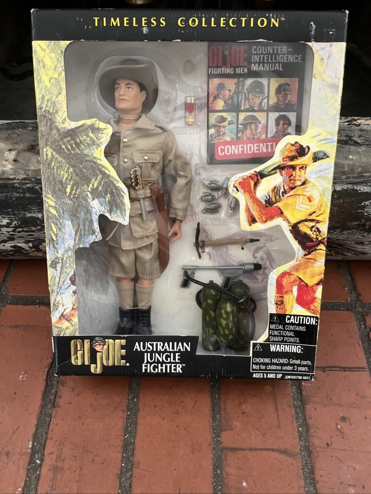 GI Joe AUSTRALIAN JUNGLE FIGHTER 2001 Timeless Collection 12″ Action Figure 1:6