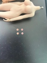 DIY 1/12 Female Nipple Breast Chest Vagina Patches Accessories For 6”Figure