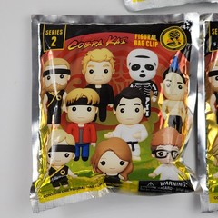 Cobra Kai Series 2 Figural Bag Clip Lot Of 3 Blind Bags New Karate Kid TY2997