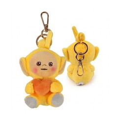 Teletubbies Laa-Laa Heart Plush Keychain 9cm Authentic Licensed Doll Bag Charm