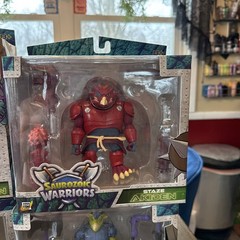 HUGE LOT SAUROZOIC WARRIORS 6 ACTION FIGURES DINOSAUR WARRIORS BRAND NEW IN BOX