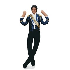 Michael Jackson Cosplay Doll Plush Stuffed Figure Abstract Joint Mobility Toy US