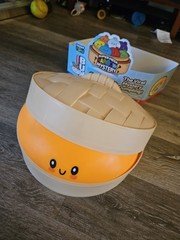 Crazy Fun Super Mega Rainbow Mystery Dumpling Figure – Orange & Beige