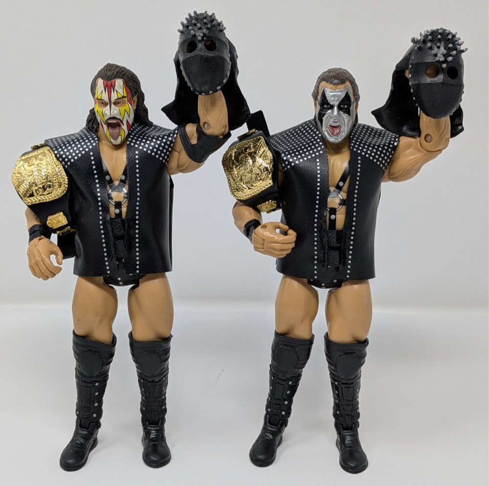 WWE Classic Superstars Series 14 Demolition Ax Smash Wrestling Action Figure Lot