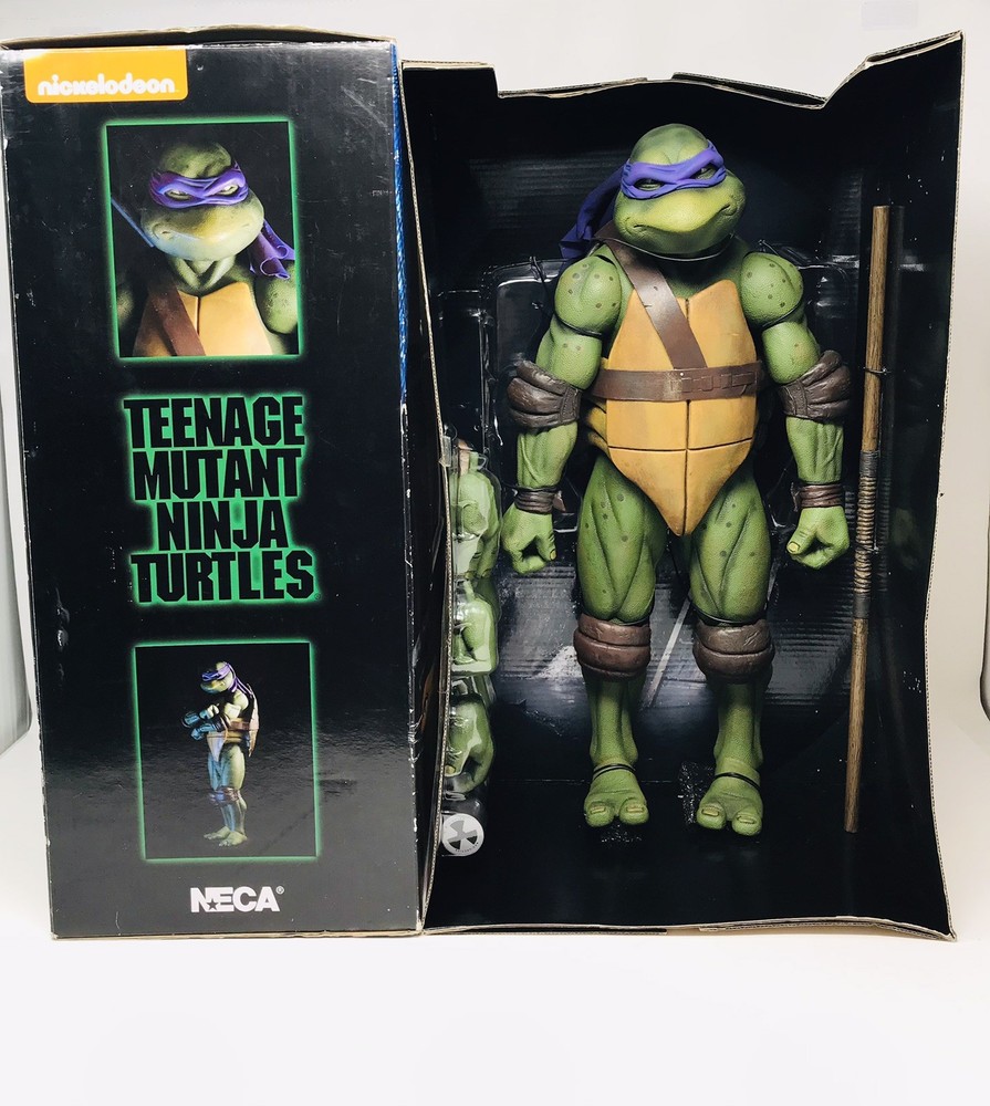 NECA Teenage Mutant Ninja Turtles Donatello 1/4 Scale Action Figure Read