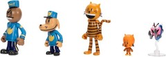 Dog Man Movie Action Figures Multipack Set by Jakks Pacific, Includes 6.3 cm Art