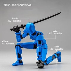 Titan13, Dummy 13, T13 Action Figure,Toy Robot, 3D Printed