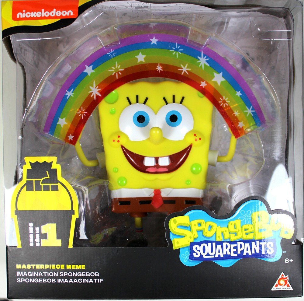 Spongebob Squarepants Masterpiece Memes ~ 6″ IMAGINATION SPONGEBOB SQUAREPANTS