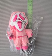 NEW 2026! Culturefly x Scream | Ghostface 8″ PINK Plush w/ Bloody Knife NWT