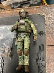 OPERATION MONSTER FORCE 6″ 1:12 PHANTOM CORPS COMMAND UNIT ACTION FIGURE Used