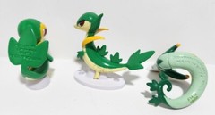 Tomy Officially Licensed Snivy, Servine & Serperior Evolution Toy Lot – New