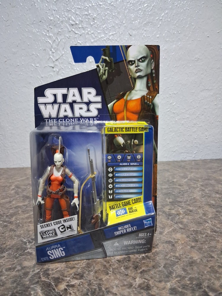 Star Wars The Clone Wars Animated (2009) CW11 Aurra Sing Action Figure
