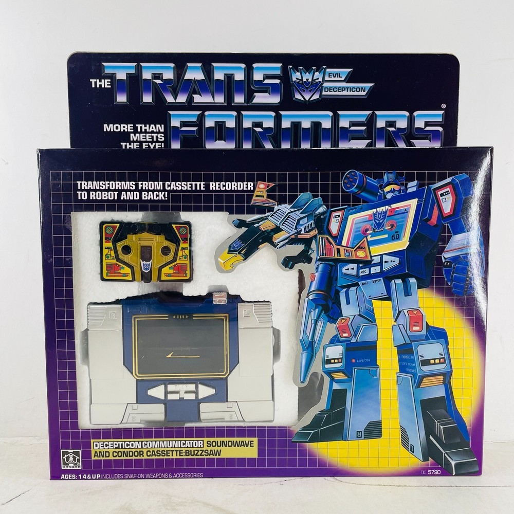 Transformers G1 Decepticon Communicator Soundwave Condor Cassette Buzzsaw