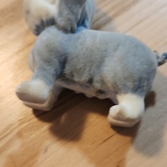 Vintage 2009 Toy Puppy In My Pocket Flocked Sheepdog Family of 3 Dogs
