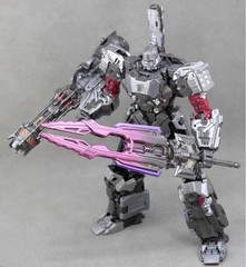 Fluorescent Back Cannon LED Hand Cannon Weapon Upgrade Kit For SS109 Megatank